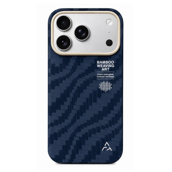 Чехол Airity Bamboo Shadow Orient с MagSafe для iPhone 17 Pro Blue