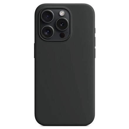 Чехол Silicone Case Iphone 15 Pro Max Черный