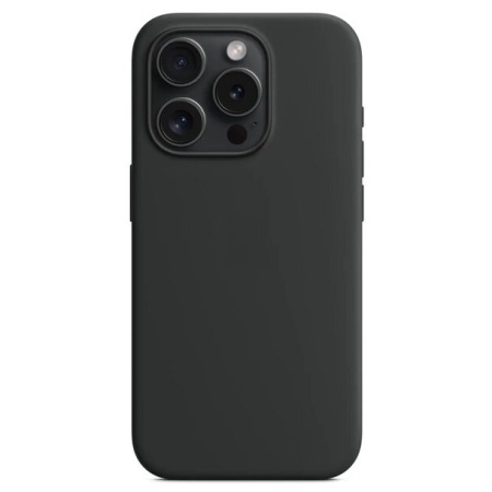 Чехол Silicone Case Iphone 15 Pro Max Черный