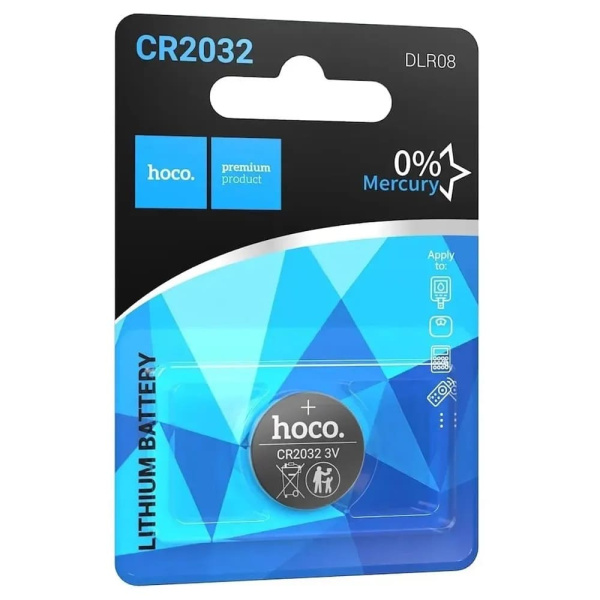 Батарейка Hoco CR2032 DLR08, 3V литиевая, 1 шт