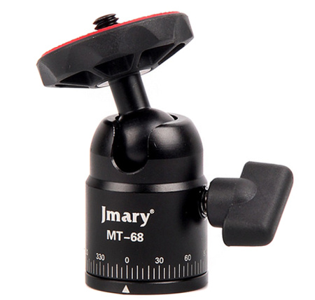 Трипод JMARY MT-68, напольный для фото/видеокамер, 460-1500мм, черный