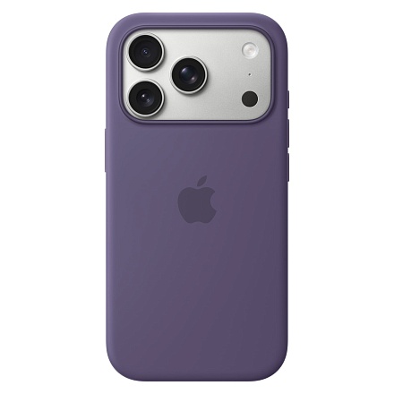 Чехол Silicone Case MagSafe совместим с ремешком через плечо 17 Pro Lavender