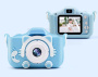 Детский фотоаппарат с двумя камерами Little Photographer X5C Синий