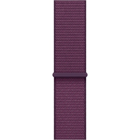 Apple Watch Series 10 GPS 46mm Rose Gold Aluminum Case with Plum Sport Loop (MWWV3)
