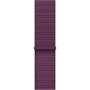 Apple Watch Series 10 GPS 46mm Rose Gold Aluminum Case with Plum Sport Loop (MWWV3)