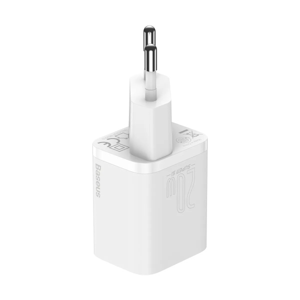 Сетевое зарядное устройство Baseus Super Si Quick Charger 1C 20W EU White (CCSUP-B02)