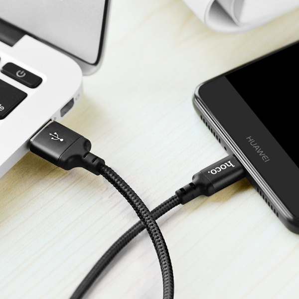 Кабель USB HOCO X14 Times speed USB - Type-C 3А 1 м Черный