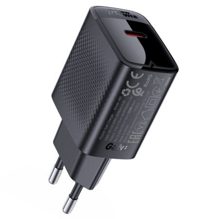 Сетевое зарядное устройство AceFast A82 20W Black