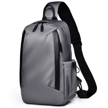 Сумка через плечо двухсторонняя Серый