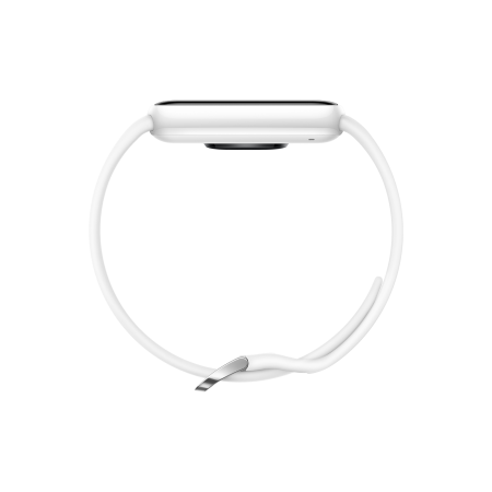 Xiaomi Smart Band 10 Pro Ceramic Edition Pearl White — ракурс слева