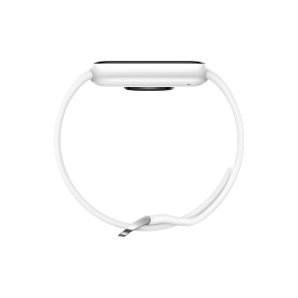 Xiaomi Smart Band 10 Pro Ceramic Edition Pearl White — фронтальный вид