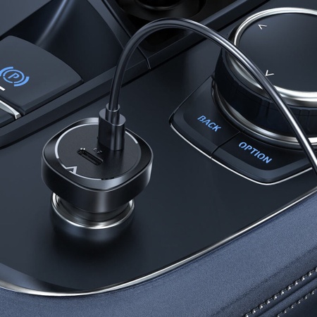 Автомобильное зарядное устройство AceFast Charge B2, 72W (2xUSB-C)
