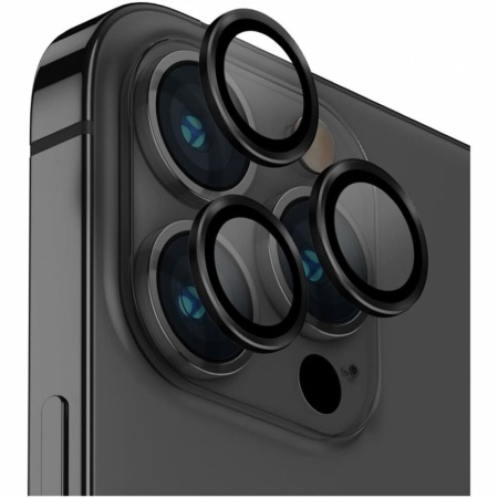 Защита камеры Samos для Apple Iphone 16 Pro/16 Pro Max Black