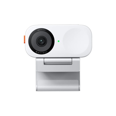 Insta360 Link 2C в белом цвете — вид спереди