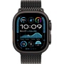 Apple Watch Ultra 2 (2024) 49mm Black Titanium Case with Black Titanium Milanese Loop Large (MYTC3)