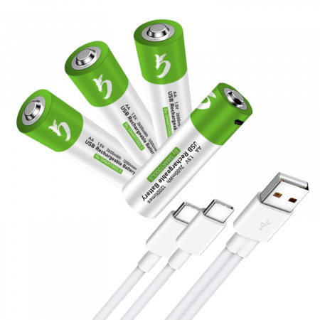 Аккумуляторные батареи AA 2 шт. Smartoools type-c
