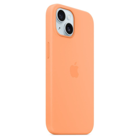 Чехол Silicone Case MagSafe Iphone 15 Оранжевый