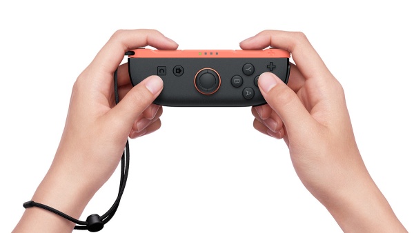 Nintendo Joy-Con 2, светло-голубой и светло-красный — вид спереди