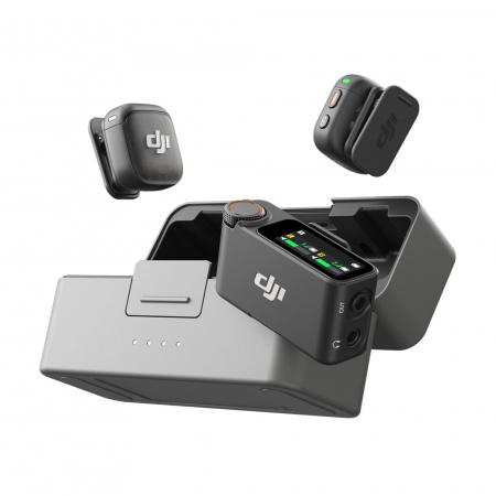 Микрофон DJI Mic 3 (2 передатчика + 1 приёмник + зарядный кейс)