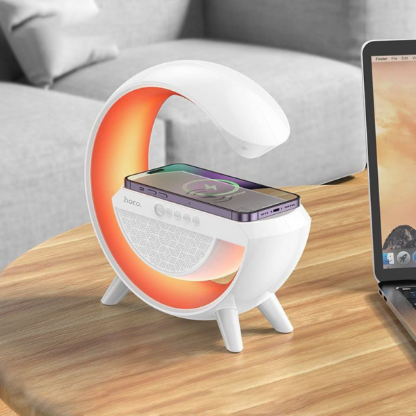 Беспроводная колонка Hoco DS43 3 в 1 белый