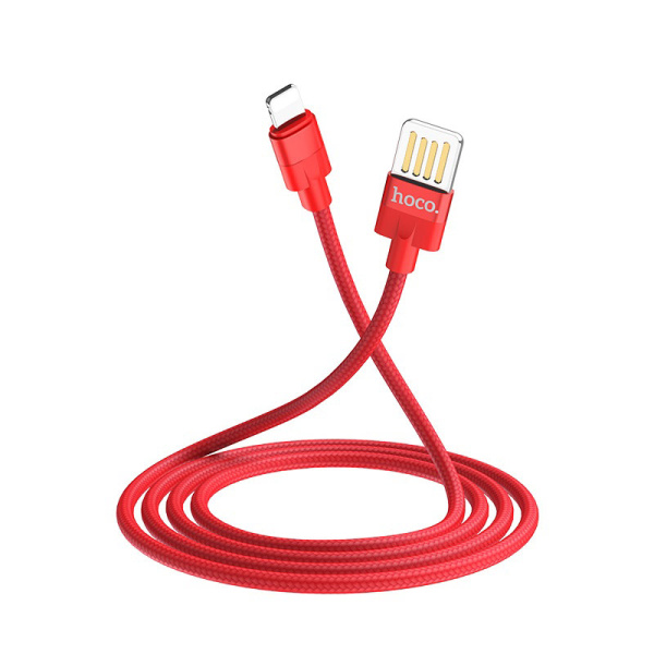 Кабель USB HOCO U55 USB - Lightning 2.4А 1.2 м Красный