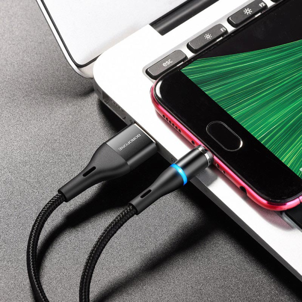 Кабель Borofone Magnetic Charging 1,2 м BU16 (Micro USB)