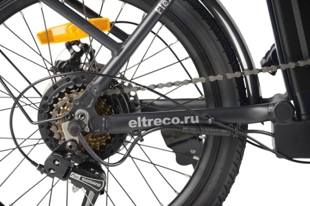 Электровелосипед Eltreco Flex (Серебристый матовый-3145)