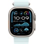 Apple Watch Ultra 2 (2024) 49mm Natural Titanium Case with Ice Blue Ocean Band (MYT03+MXTF3)