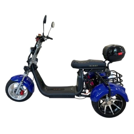 Электротрицикл Ikingi X12 Pro Trike (M12 Pro Trike) (Синий)