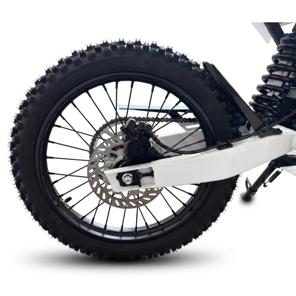 Электромотоцикл WHITE SIBERIA BELLLUGA 02 6000W 72V 27Ah — Белый