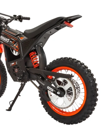 Электропитбайк Minako Pit R 60V 23Ah — Оранжевый — фото 5.webp