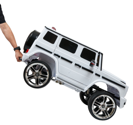 Детский электромобиль Mercedes-Benz G63 (высокая дверь) 4x4 YHH2409 Белый