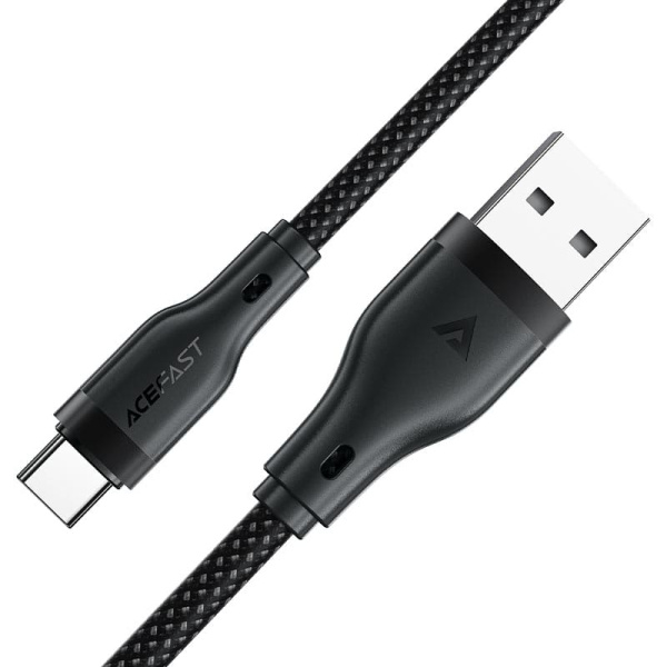 Кабель USB-A to USB-C AceFast C8-04 Black