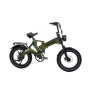 Электровелосипед Yokamura Apache 48V 20Ah Military Green — вид сбоку на белом фоне