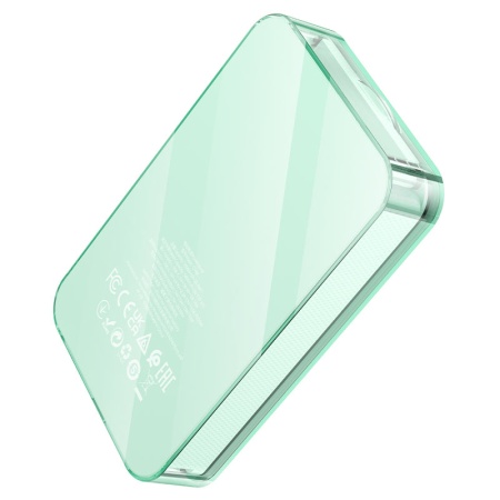 Внешний аккумулятор MagSafe Hoco Q14A 10000mAh Green