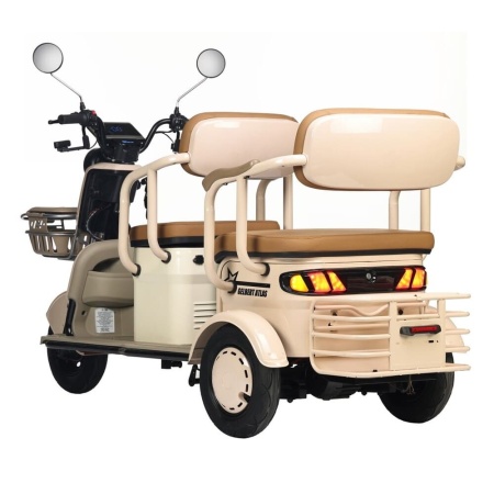 Электротрицикл Rutrike Gelbert Atlas 48V/60V 600Вт (Бежевый-3023)