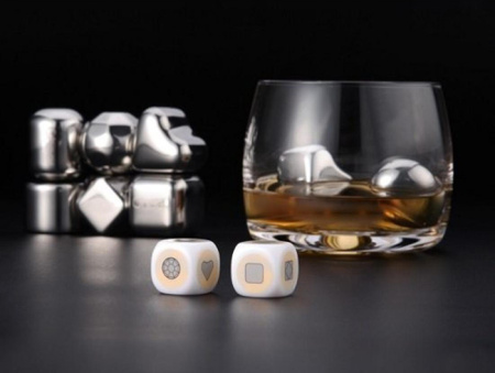 Стальные кубики (6 шт) для охлаждения виски и других напитков Xiaomi Circle Joy Ice Cubes (CJ-BK02)