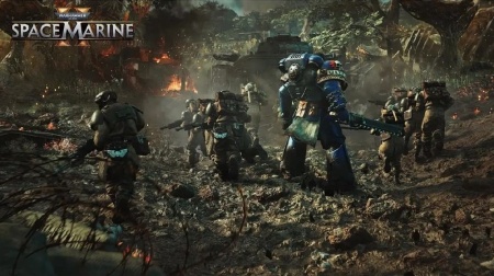 Диск игра Warhammer 40000: Space Marine 2 (PlayStation 5)