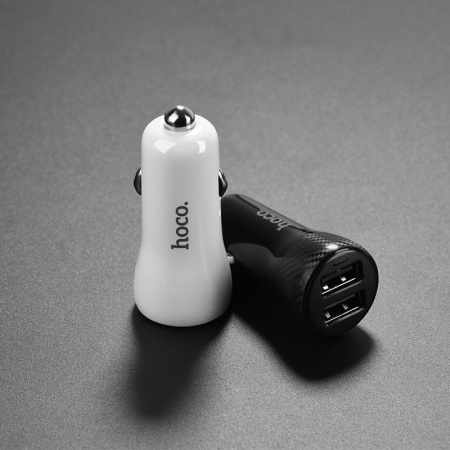 Автомобильное зарядное устройство HOCO Z21 Ascender 2*USB 3.4A 17 Вт  (Черный)