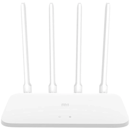 Mi Router 4A DVB4429GL — вид спереди на белом фоне