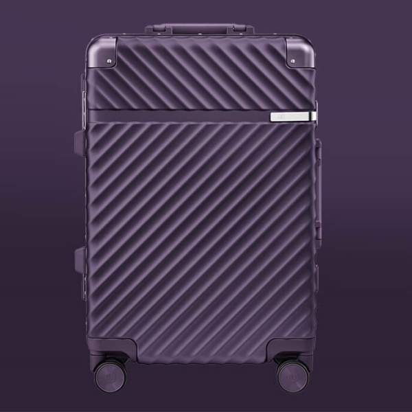 Чемодан Xiaomi 90 Points Geometric Business Suitcase 20" фиолетовый