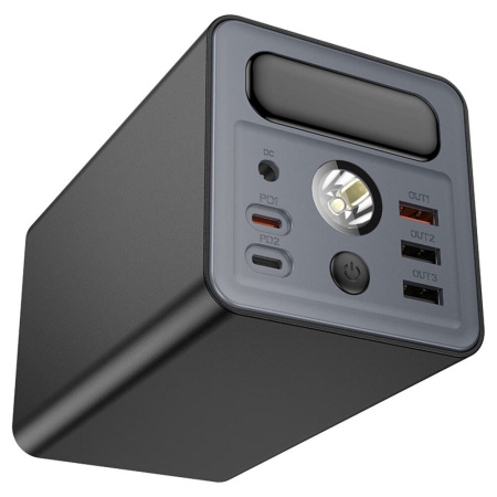 Внешний аккумулятор Hoco J138 60000mAh 22.5W+PD20W+DC12V (черный)