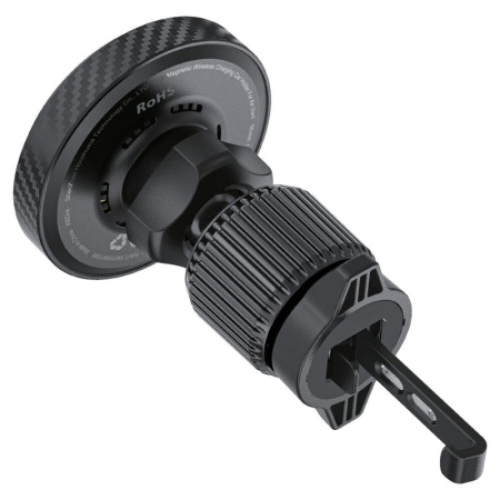 Автомобильный держатель с беспроводной зарядкой AceFast D33 15W QI2 Black
