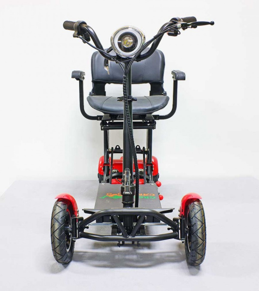 Трицикл GreenCamel Colt 501 (36V 10Ah 2x250W) задние мотор-колеса (10Ah Li-ion, красный)