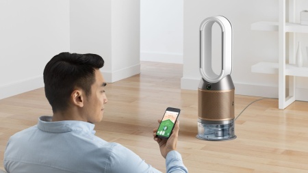 Очиститель-увлажнитель воздуха Dyson PH05 (White/Gold) (EU) — дополнительный ракурс 5 на белом фоне