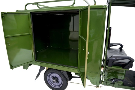 Грузовой электротрицикл Rutrike КАРГО 1500 60V1000W (Черный матовый-2901)