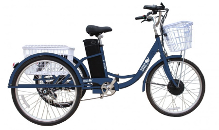 Электровелосипед GreenCamel Трайк-24 (R24 500W 48V 15Ah) (Синий)