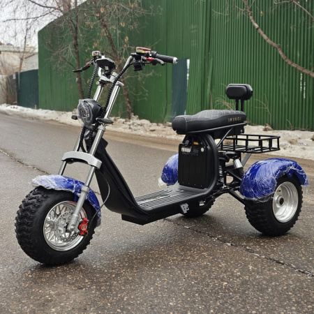 Электротрицикл Ikingi M11 PRO Trike (Синий)