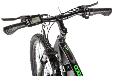 Электровелосипед Eltreco XT 800 Pro (Черно-зеленый-2669)