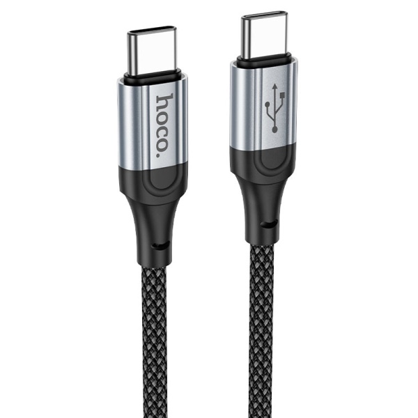 Кабель Hoco X102 Fresh USB-C — USB-C, 60 Вт, 1 м, чёрный